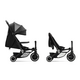 Tricicleta multifunctionala 4 in 1 Xtend Traveler, Black, +6 luni, SmarTrike 717268
