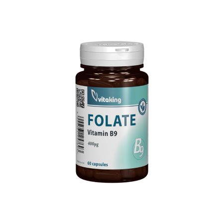Folat organic, 400 mcg, 60 capsule, Vitaking