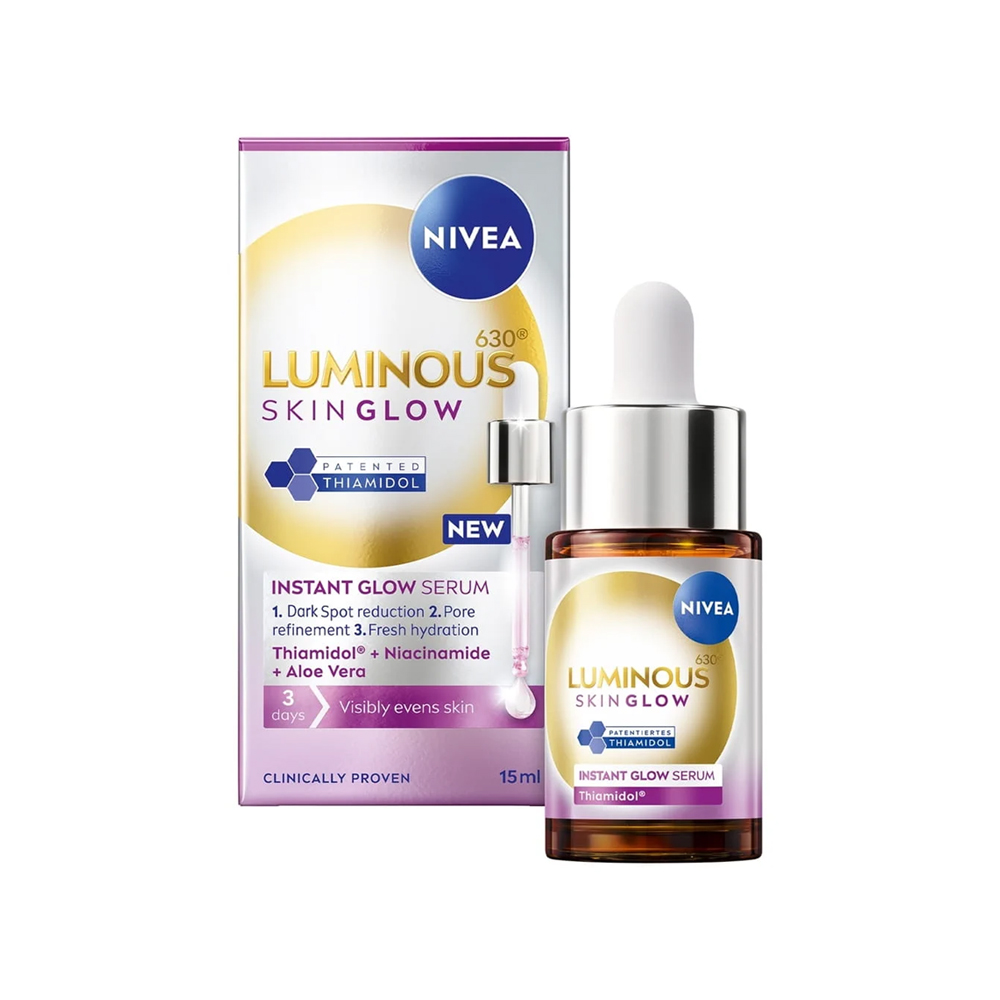 Serum pentru fata iluminator Luminous Skin Glow, 15 ml, Nivea