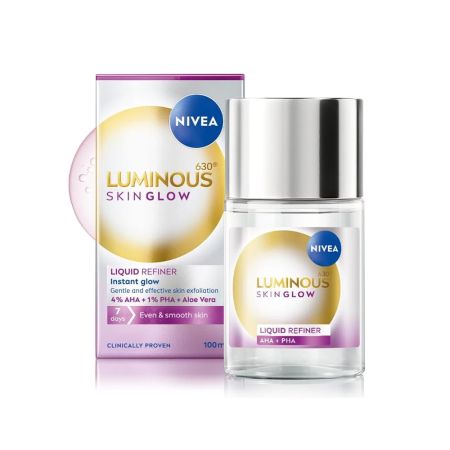 Peeling lichid pentru fata Luminous Skin Glow, 10 ml, Nivea