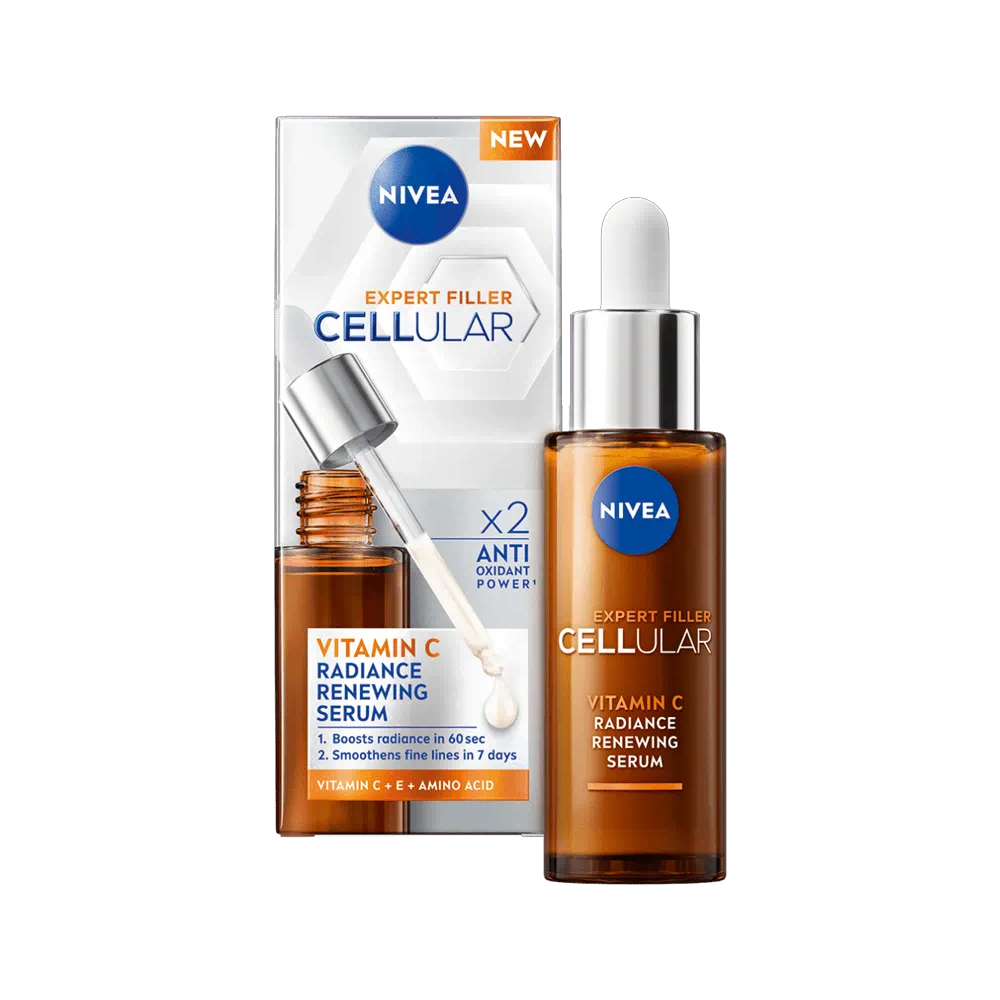 Serum pentru fata cu Vitamina C Cellular Expert Filler, 30 ml, Nivea