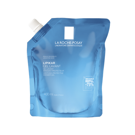 Rezerva Gel de dus calmant si protector pentru piele sensibila Lipikar, 400 ml, La Roche Posay