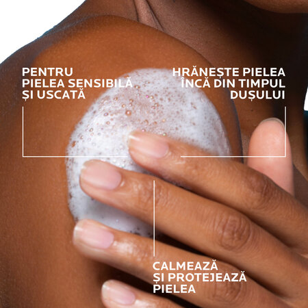 Rezerva Gel de dus calmant si protector pentru piele sensibila Lipikar, 400 ml, La Roche Posay 819453