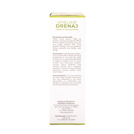 Apielixir Drenaj, 30 fiole, Albina Carpatina 817157
