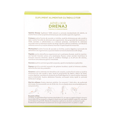 Apielixir Drenaj, 30 fiole, Albina Carpatina 817158