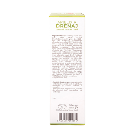 Apielixir Drenaj, 30 fiole, Albina Carpatina 817159