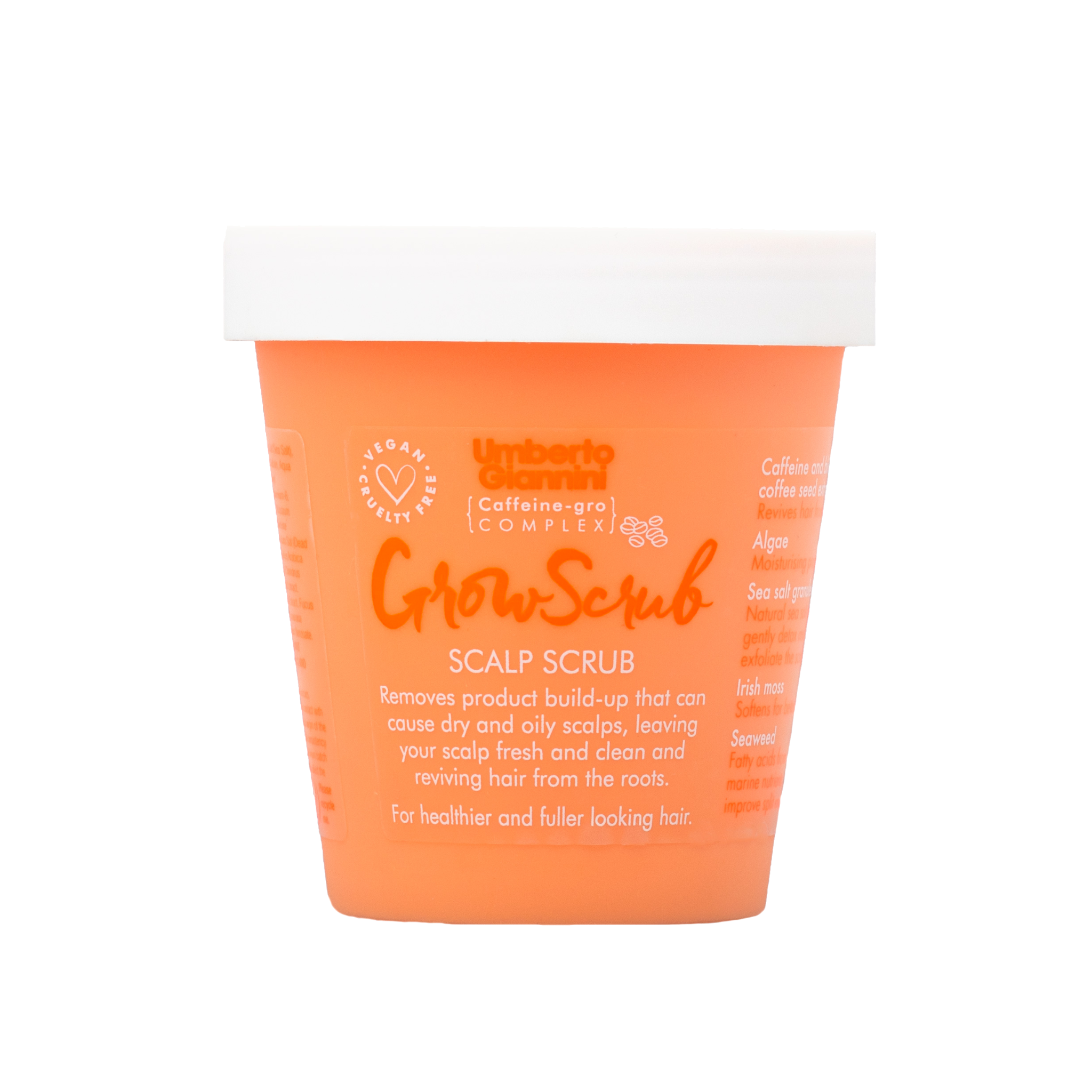 Scrub pentru exfolierea scalpului si stimularea cresterii parului Grow, 250 g, Umberto Giannini