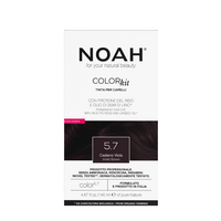 Vopsea de par naturala, Saten Violet 5.7, 140 ml, Noah