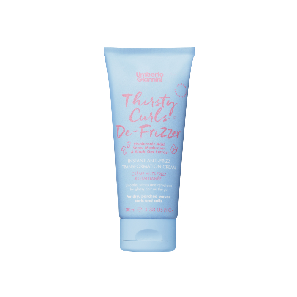 Crema leave-in pentru netezirea buclelor Thirsty Curls De-Frizzer, 100 ml, Umberto Giannini