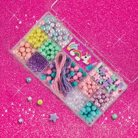 Set de margelute pentru bratari, Unicorni, + 3 ani, Ses Creative 717472