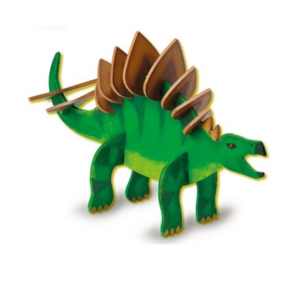 Set creativ, Dinozaur de lemn ce straluceste in intuneric, + 5 ani, Ses Creative 717482