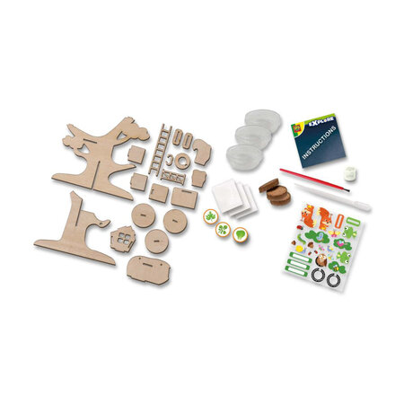 Set creativ Casuta cu Gradina din Copac, 5 ani+, Ses Creative 717490