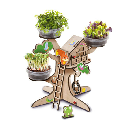 Set creativ Casuta cu Gradina din Copac, 5 ani+, Ses Creative 717491