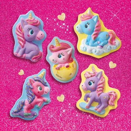 Set de mulaj si pictura, Pui de Unicorni, 5 ani+, Ses Creative 717521