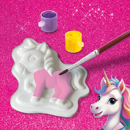 Set de mulaj si pictura, Pui de Unicorni, 5 ani+, Ses Creative 717525