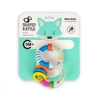 Jucaria zornaitoare Shaped Rattle, 0 luni+, Milly Mally