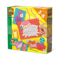 Set de broderie, Animale Pufoase, 3 ani+, Ses Creative