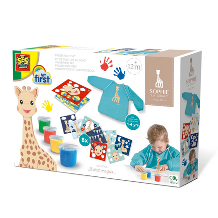 Set de pictat cu degetul, Girafa Sophie, Ses Creative
