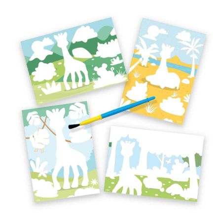 Set de colorat cu apa, Girafa Sophie, 12 luni+, Ses Creative 717564
