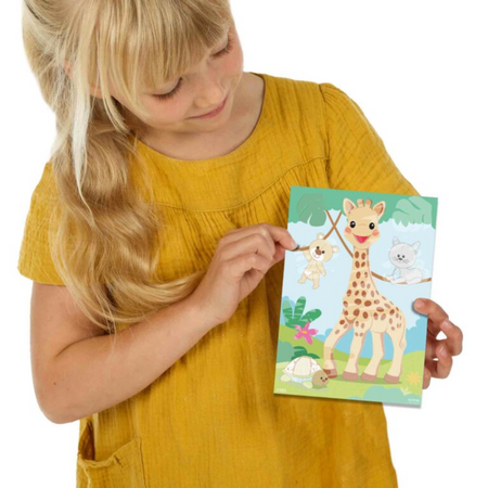 Set de colorat cu apa, Girafa Sophie, 12 luni+, Ses Creative 717567
