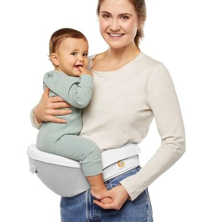 Marsupiu Alta Hip, Pearl Grey, 4 luni+, Ergobaby 717578