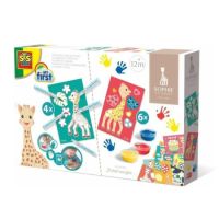 Set de colorat si pictat, Girafa Sophie, 12 luni+, Ses Creative