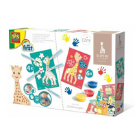 Set de colorat si pictat, Girafa Sophie, 12 luni+, Ses Creative