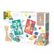 Set de colorat si pictat, Girafa Sophie, 12 luni+, Ses Creative 717592