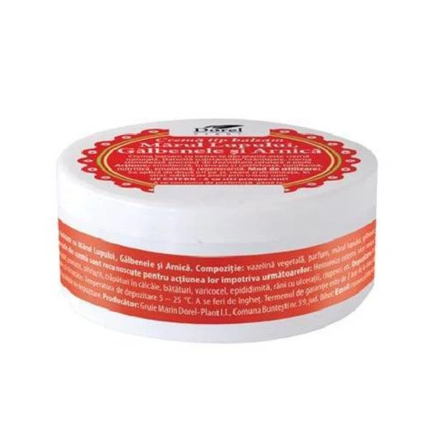 Crema tip balsam de Marul Lupului, Galbenele si Arnica, 100 g, Dorel Plant