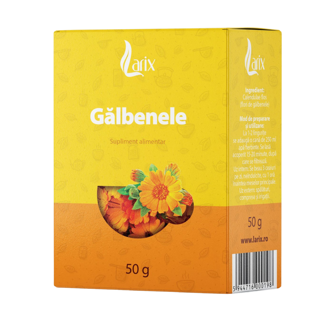 Ceai de galbenele, 50 g, Larix