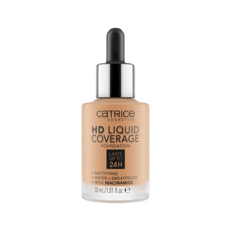 Fond de ten HD Liquid Coverage, 046 - Camel Beige, 30 ml, Catrice 717648