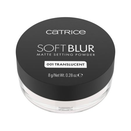 Pudra pentru fixare mata Soft Blur, 001 Translucent, 8 g, Catrice