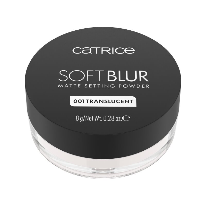 Pudra pentru fixare mata Soft Blur, 001 Translucent, 8 g, Catrice
