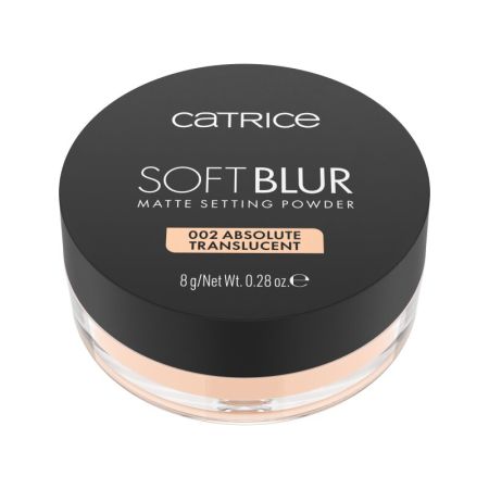Pudra pentru fixare mata Soft Blur, 002 Absolute Translucent, 8 g, Catrice