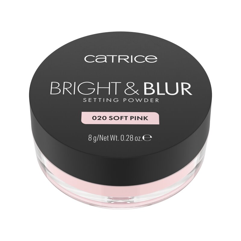 Pudra pentru setare Bright & Blur, 020 Soft Pink, 9 g, Catrice