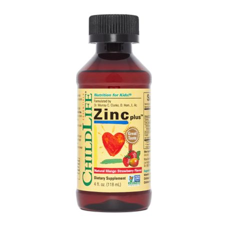Zinc Plus, Mango si capsuni, 118 ml, Childlife Essentials