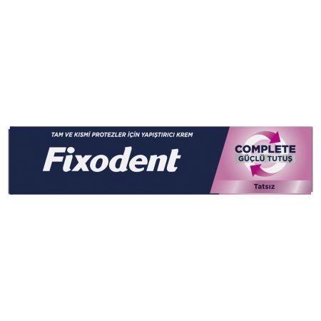 Crema adeziva pentru proteza dentara Complete Strong Hold Neutral, 47 g, Fixodent 718000
