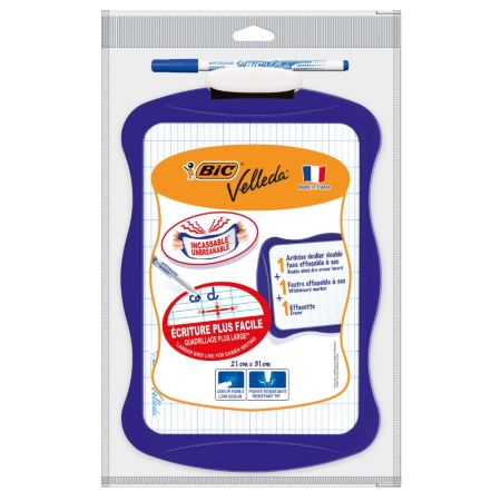 Tabla alba Velleda Kids, 20 x 31 cm, Bic