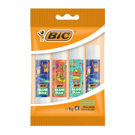 Lipici Solid Eco Deco, 4 x 8 g, Bic
