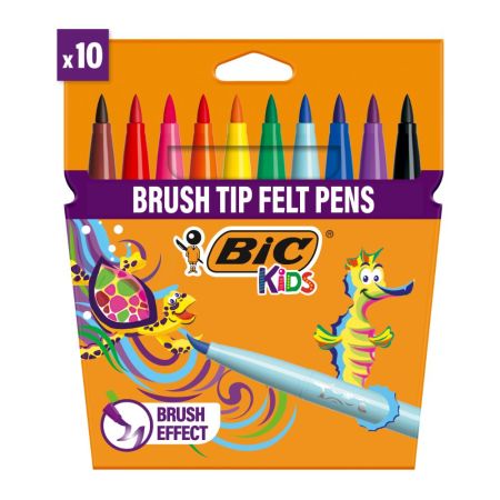 Markere colorate lavabile Visaquarelle, 5 ani+, 10 buc, Bic