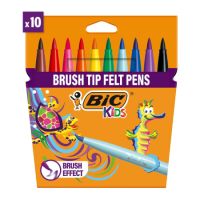 Markere colorate lavabile Visaquarelle, 5 ani+, 10 buc, Bic