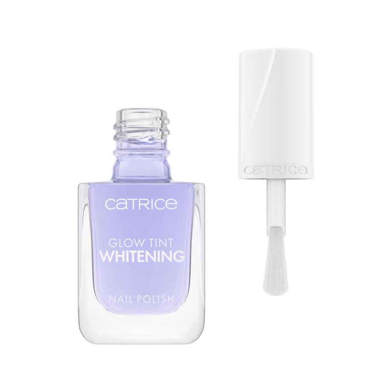 Lac de unghii Glow Tint Whitening, 020 Bye Bye Yellow, 10.5 ml, Catrice