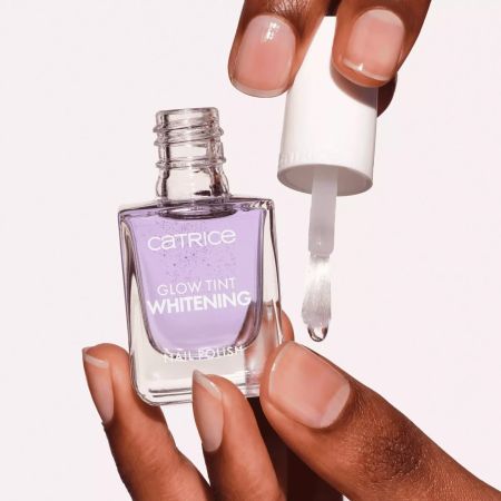 Lac de unghii Glow Tint Whitening, 020 Bye Bye Yellow, 10.5 ml, Catrice 718153