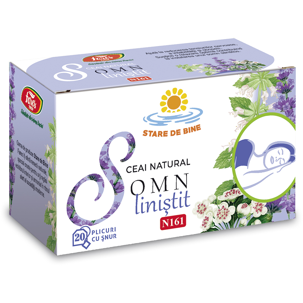 Ceai somn linistit, 20 plicuri, Fares