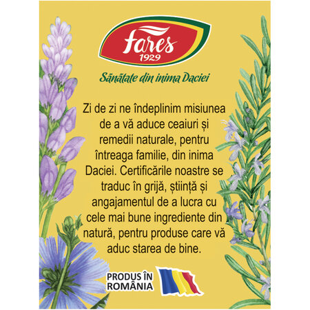 Ceai digestie usoara Stare de bine, 20 plicuri, Fares 718183