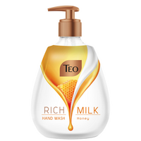 Sapun lichid pentru maini Rich Milk, Honey, 400 ml, Teo