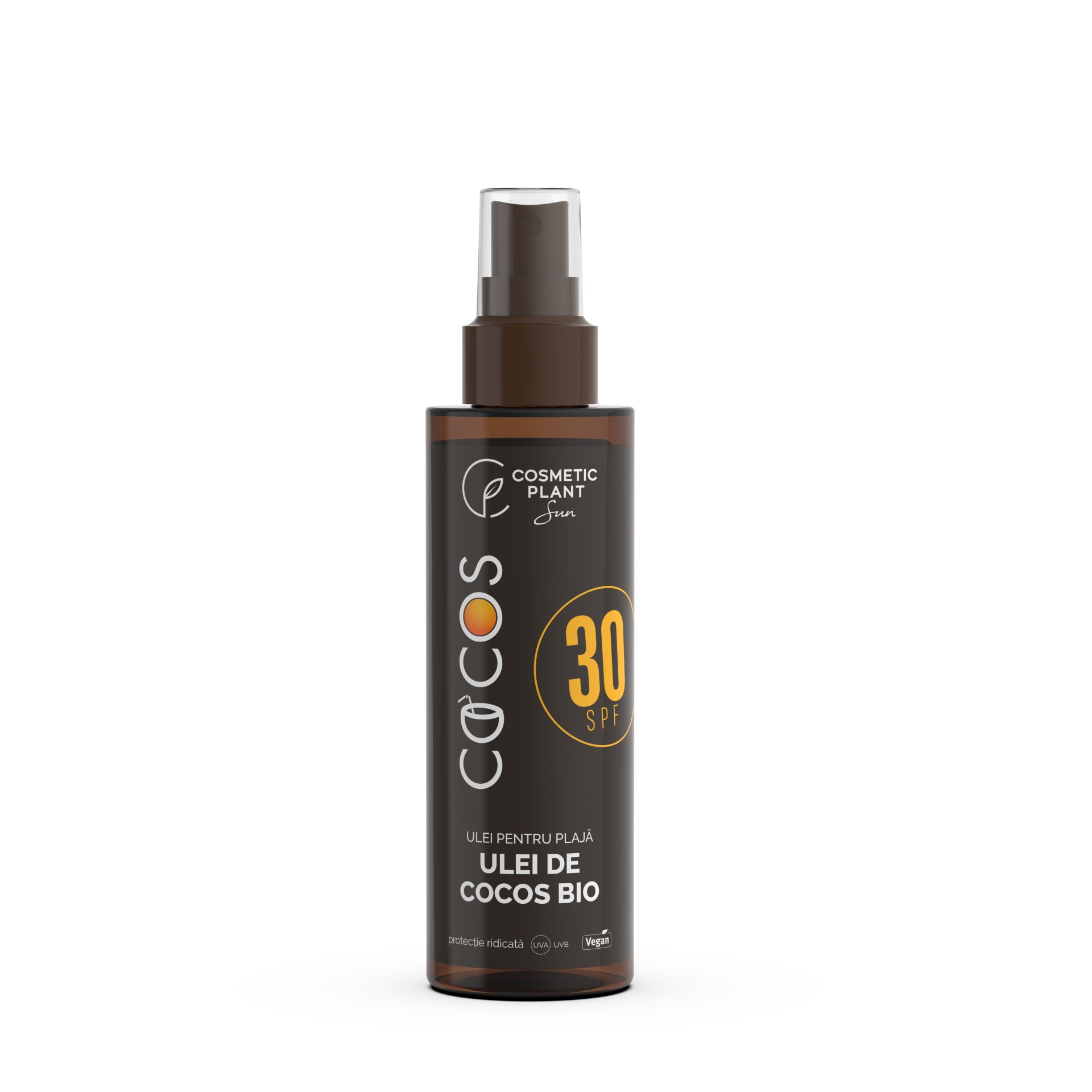 Ulei de plaja cu SPF 30 Cocos, 150 ml, Cosmetic Plant