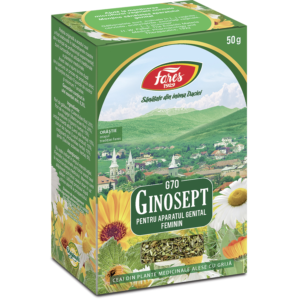 Ceai Ginosept, 50 g, Fares