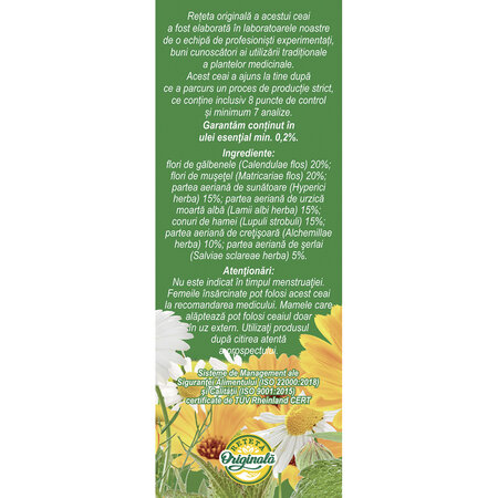 Ceai Ginosept, 50 g, Fares 718443