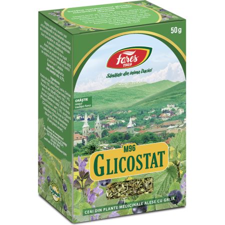 Ceai glicostat, 50 g, Fares